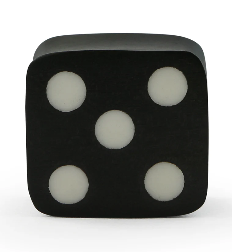 7/16" Dice Wood Plugs - Image 2