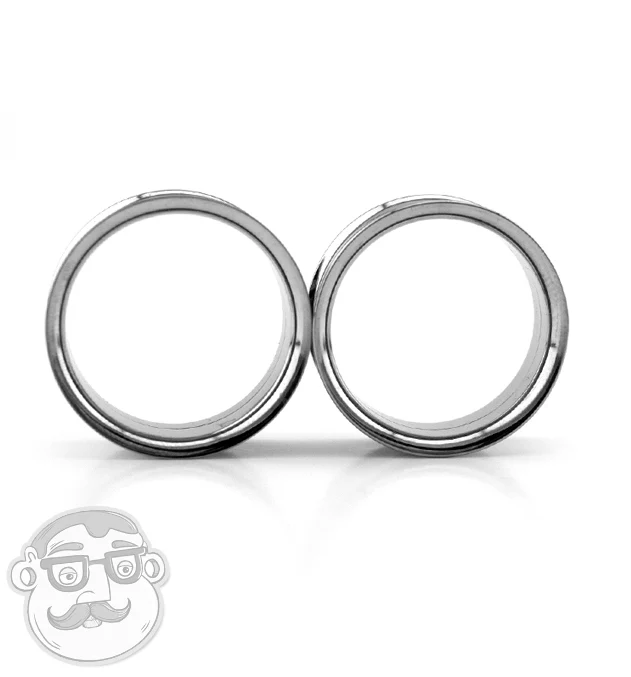 1 Gauge (7mm) Stainless Steel Taper & Tunnel Ear Stretching Kit (6 Piece) - Image 4