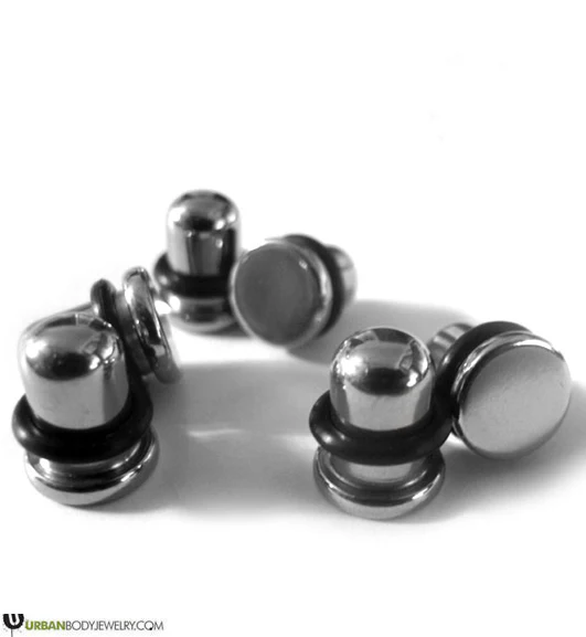 1 Gauge Stainless Steel Plugs - Image 2