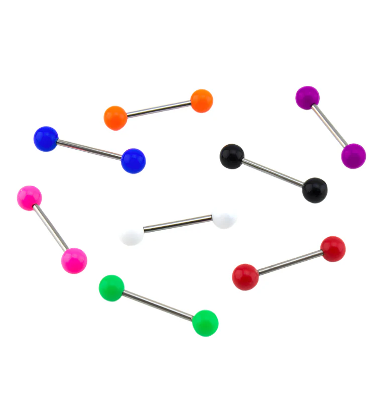 Titanium Color Ball Barbell - Image 2