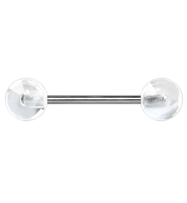 14G Titanium Glow in the Dark Barbell - Image 4
