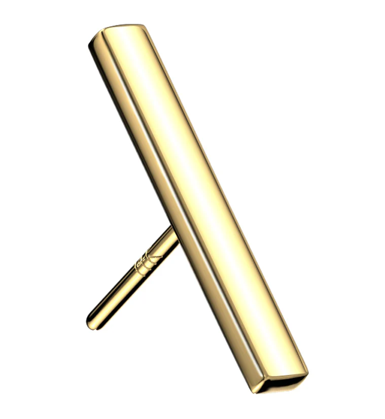 14kt Gold Line Threadless Top