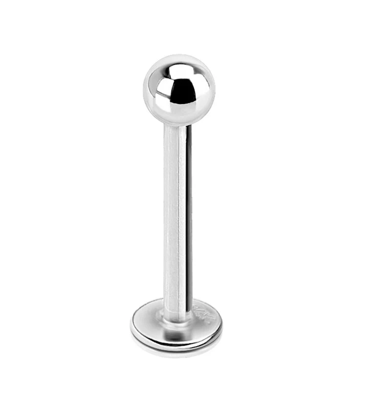 14kt White Gold Labret - Image 3