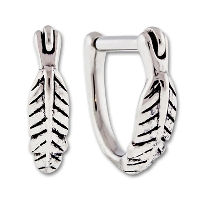 16G Feather Tragus Clicker