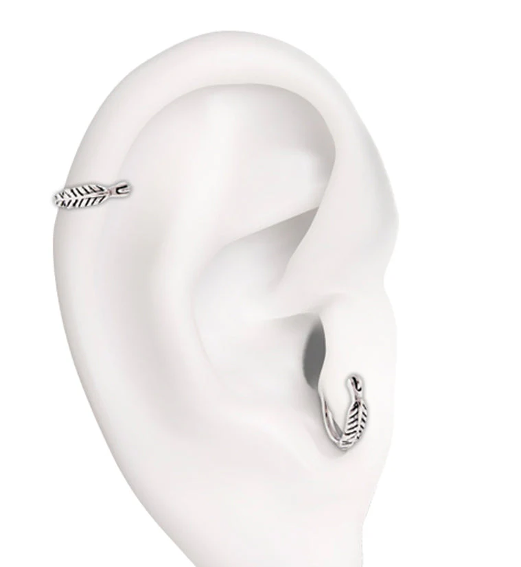 16G Feather Tragus Clicker - Image 2