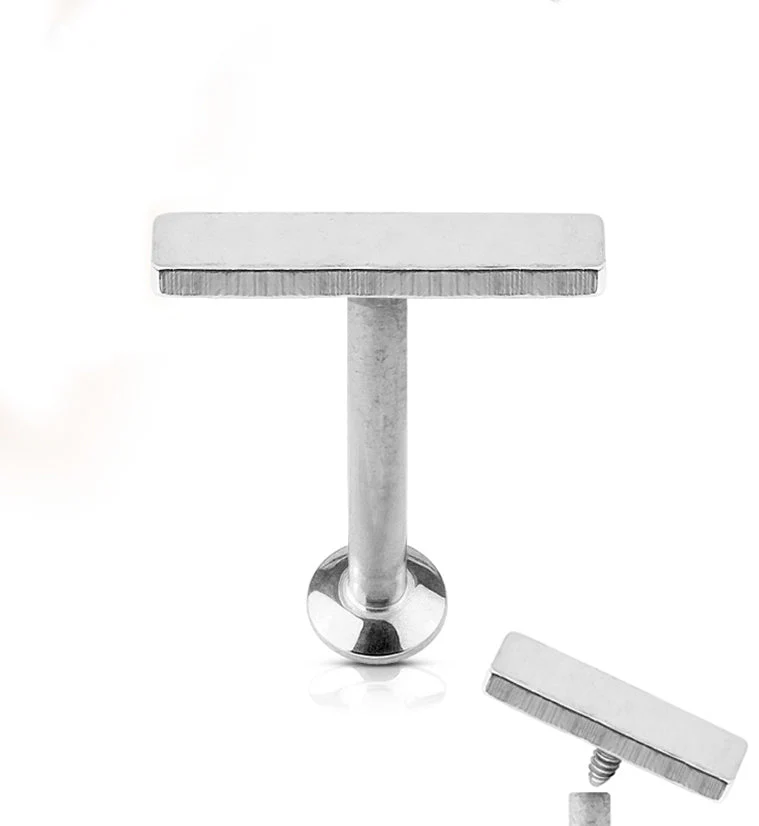 16G Medium Bar Internally Threaded Flat Back Steel Post
