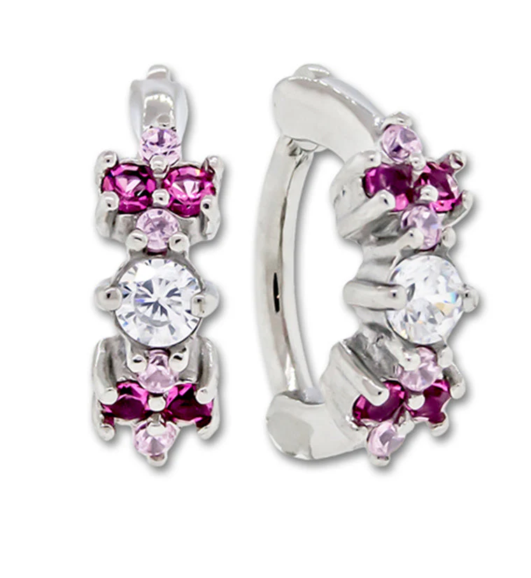 16G Multi Gem CZ Rook Clicker