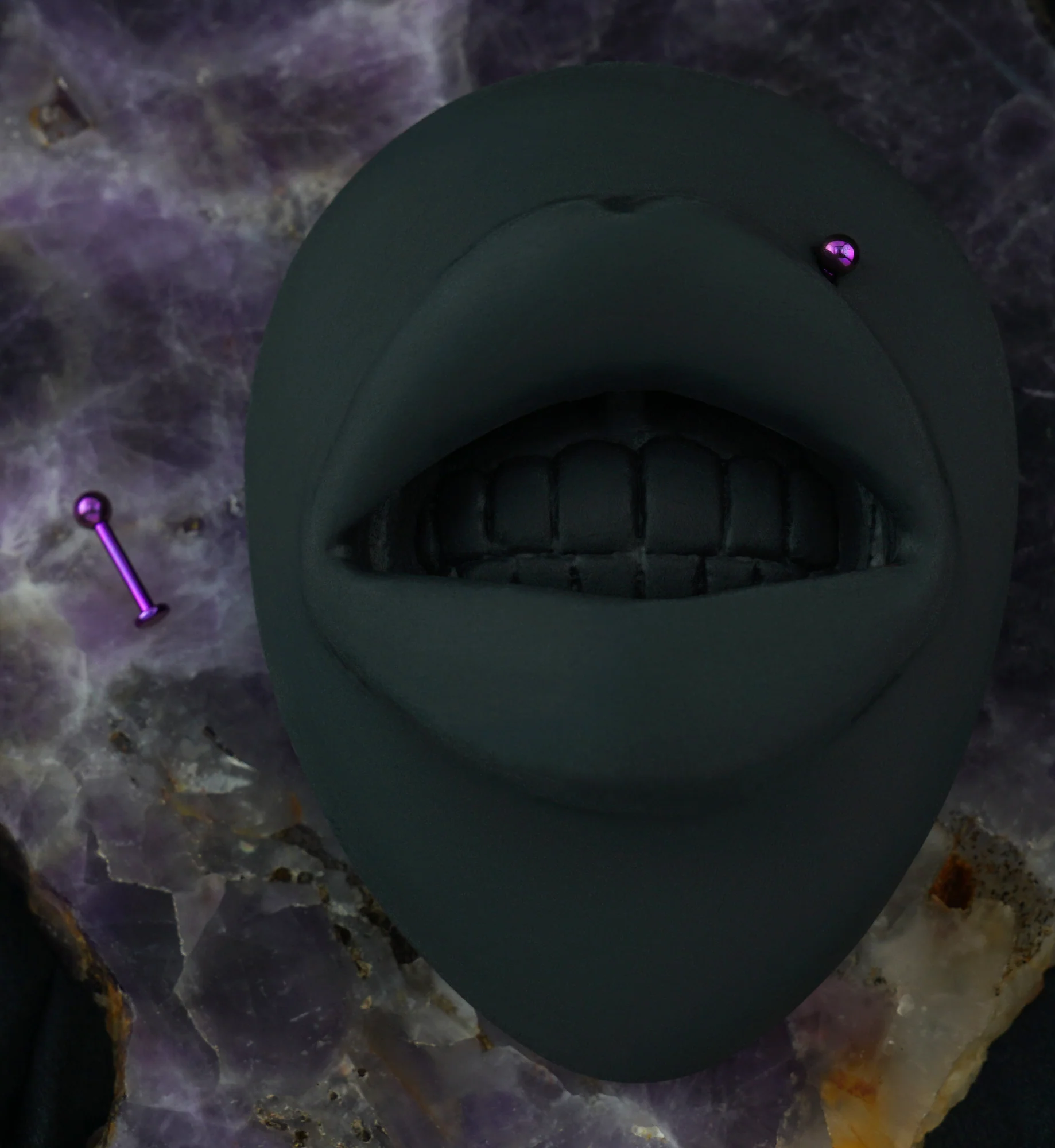 Purple PVD Titanium Labret - Image 3
