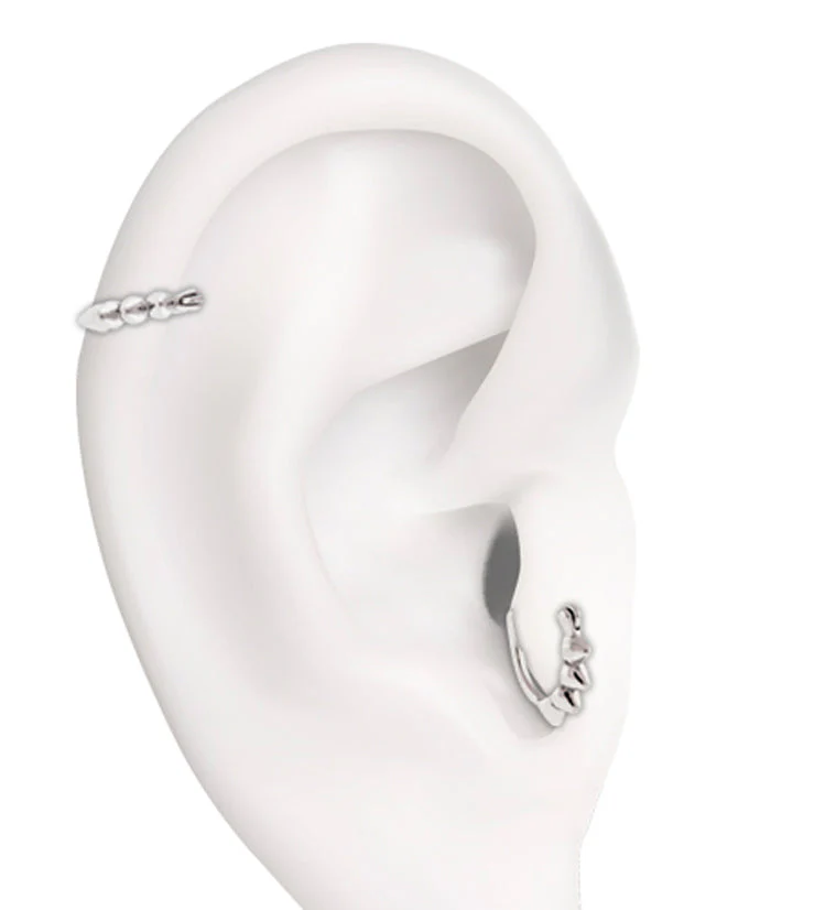 16G Spiked Tragus Clicker - Image 2
