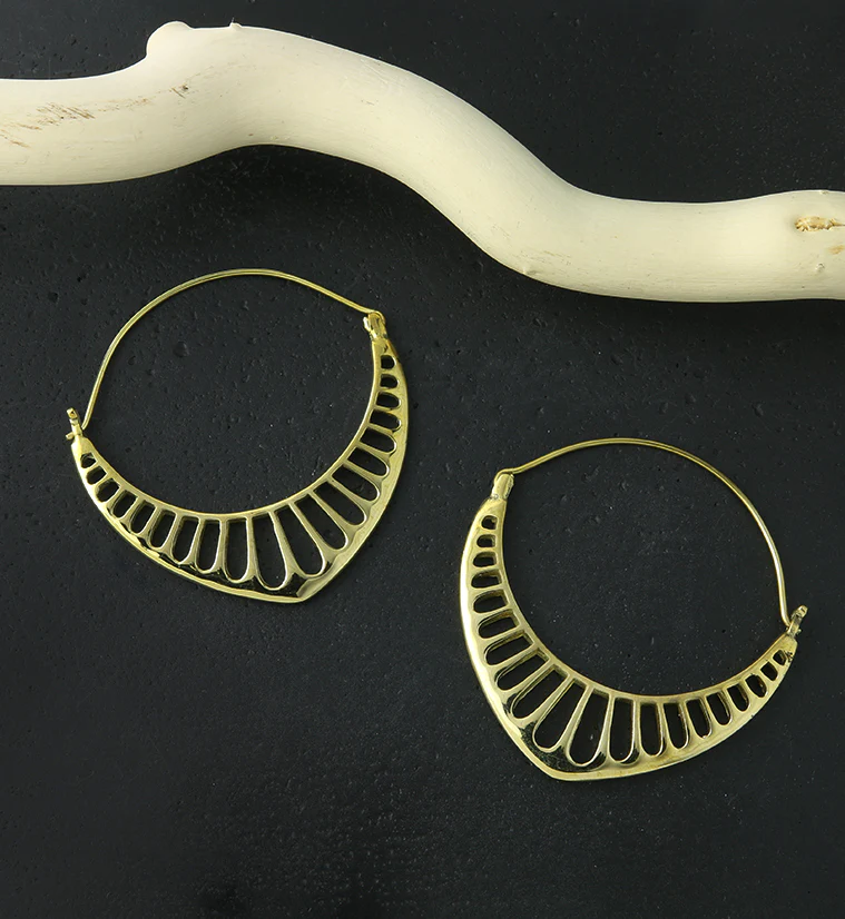 18G Array Brass Hangers / Earrings - Image 2
