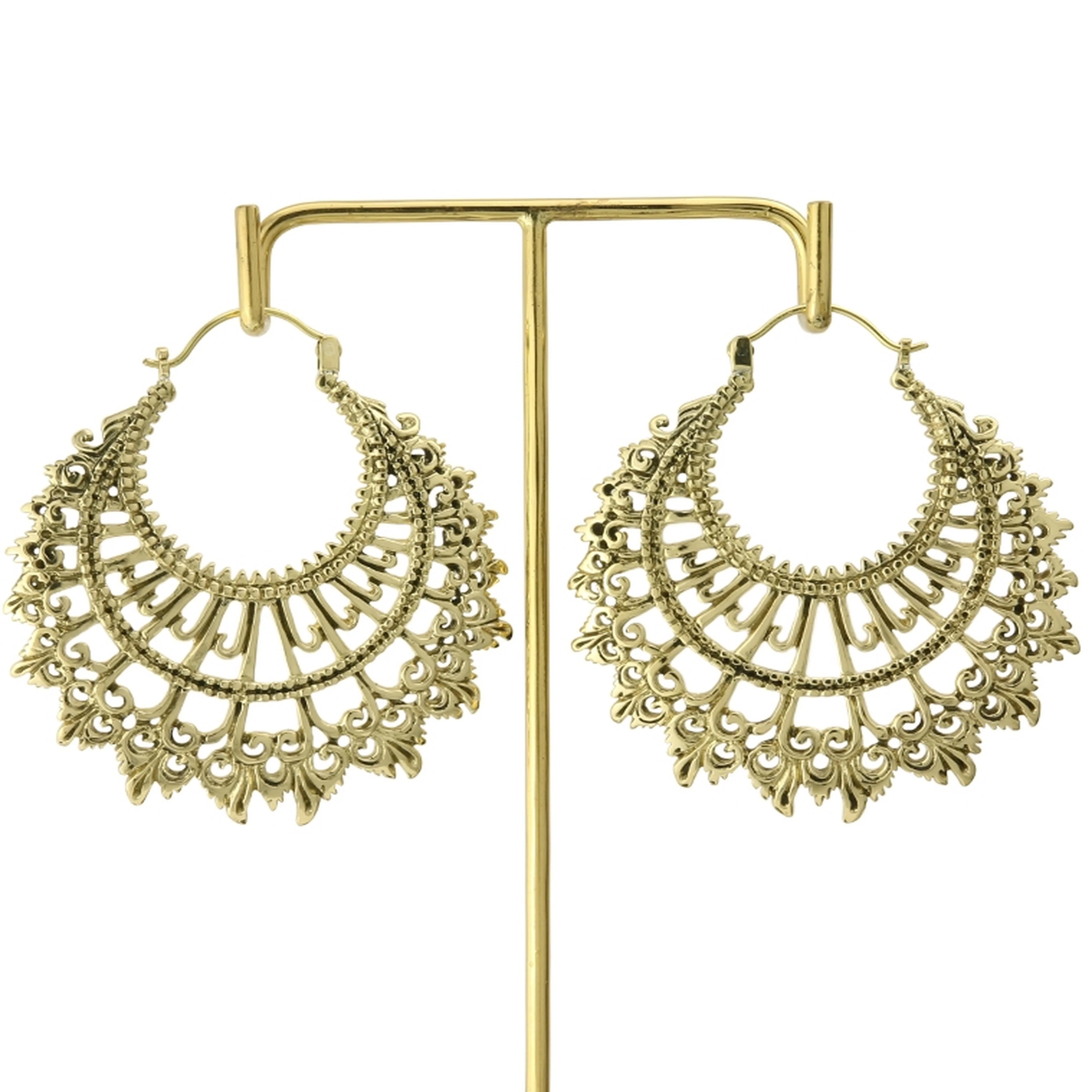 18G Garnish Brass Hangers - Earrings - Image 2