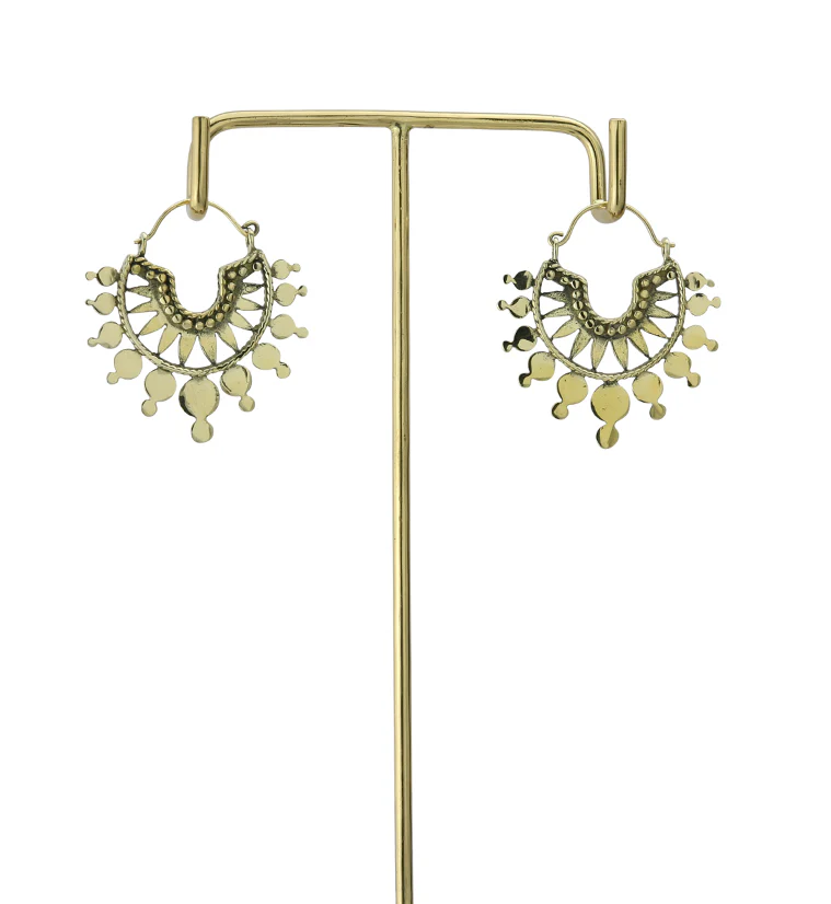 18G Sol Brass Hangers / Earrings - Image 3