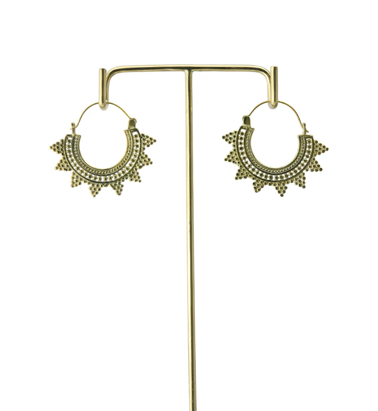 18G Sunrise Brass Hangers / Earrings - Image 3