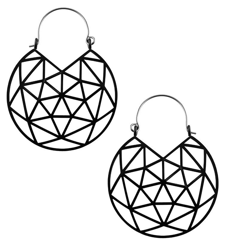 20G Black Speculum Hangers - Earrings