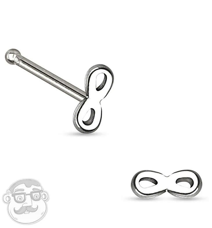 20G Infinity Top Stainless Steel Nosebone