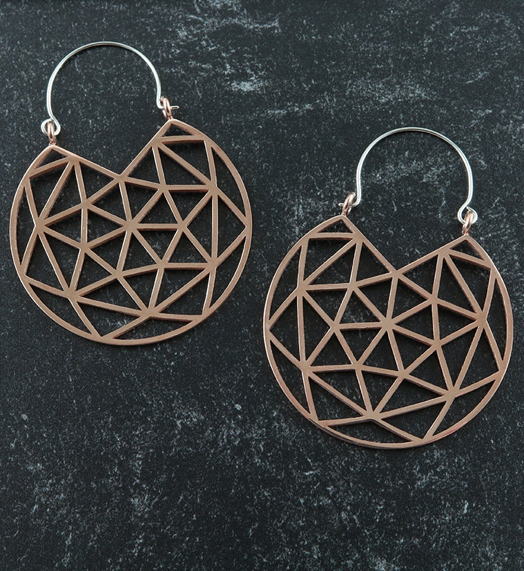 20G Rose Gold Speculum Hangers - Earrings - Image 2