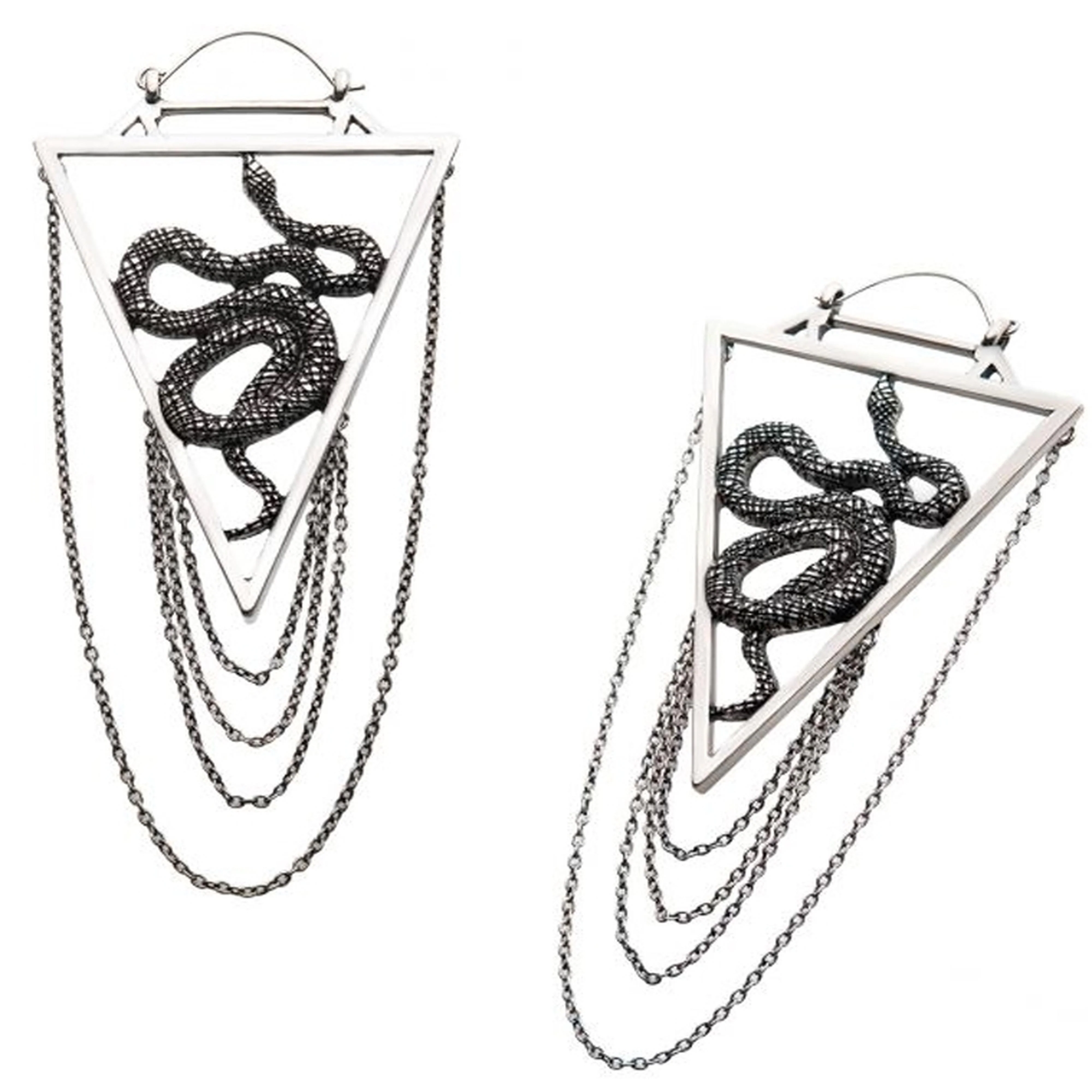 20G Snake Amour Plug Hoops