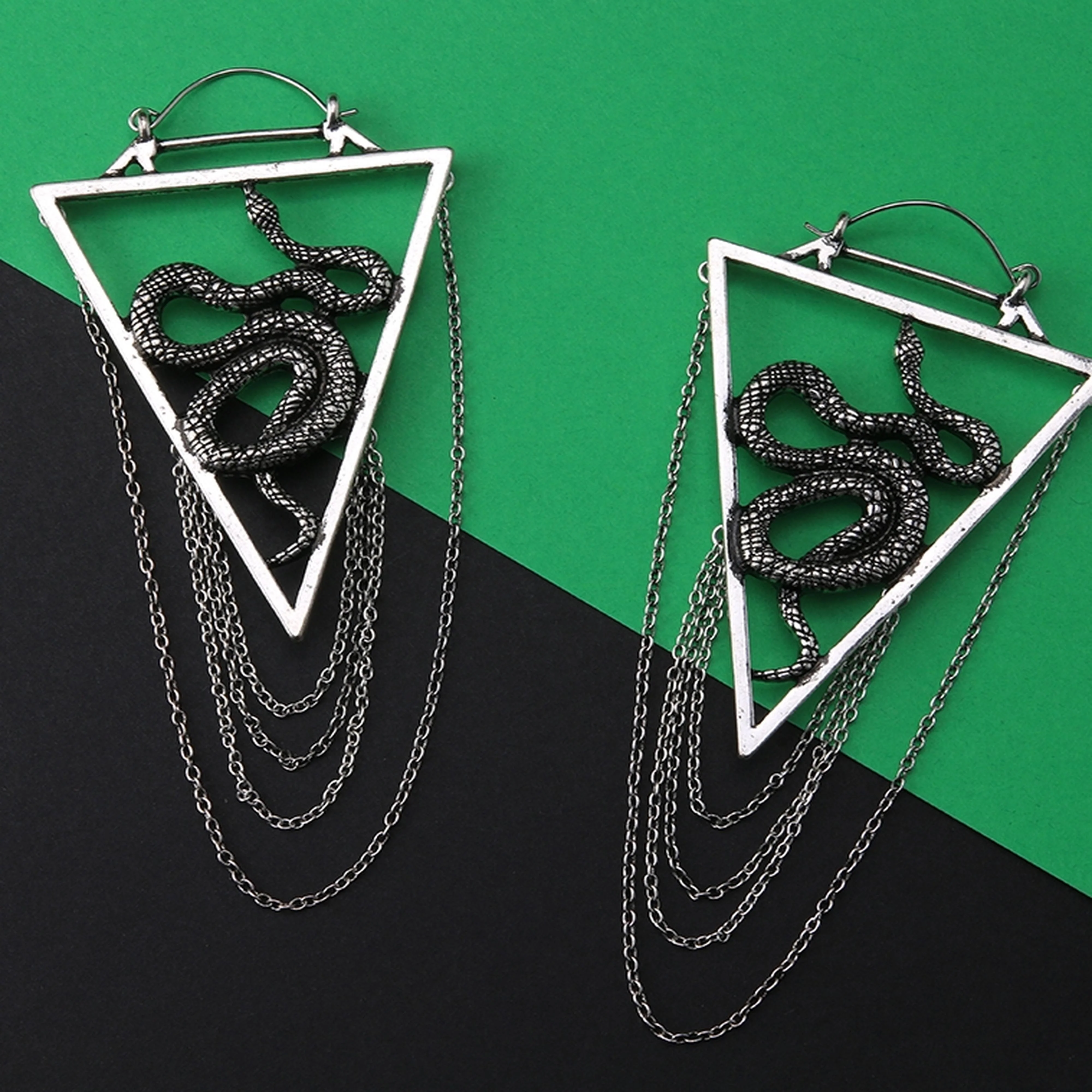20G Snake Amour Plug Hoops - Image 2