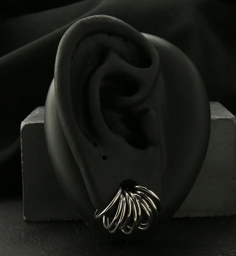 20pc Set of Stainless Steel Stacked Rings