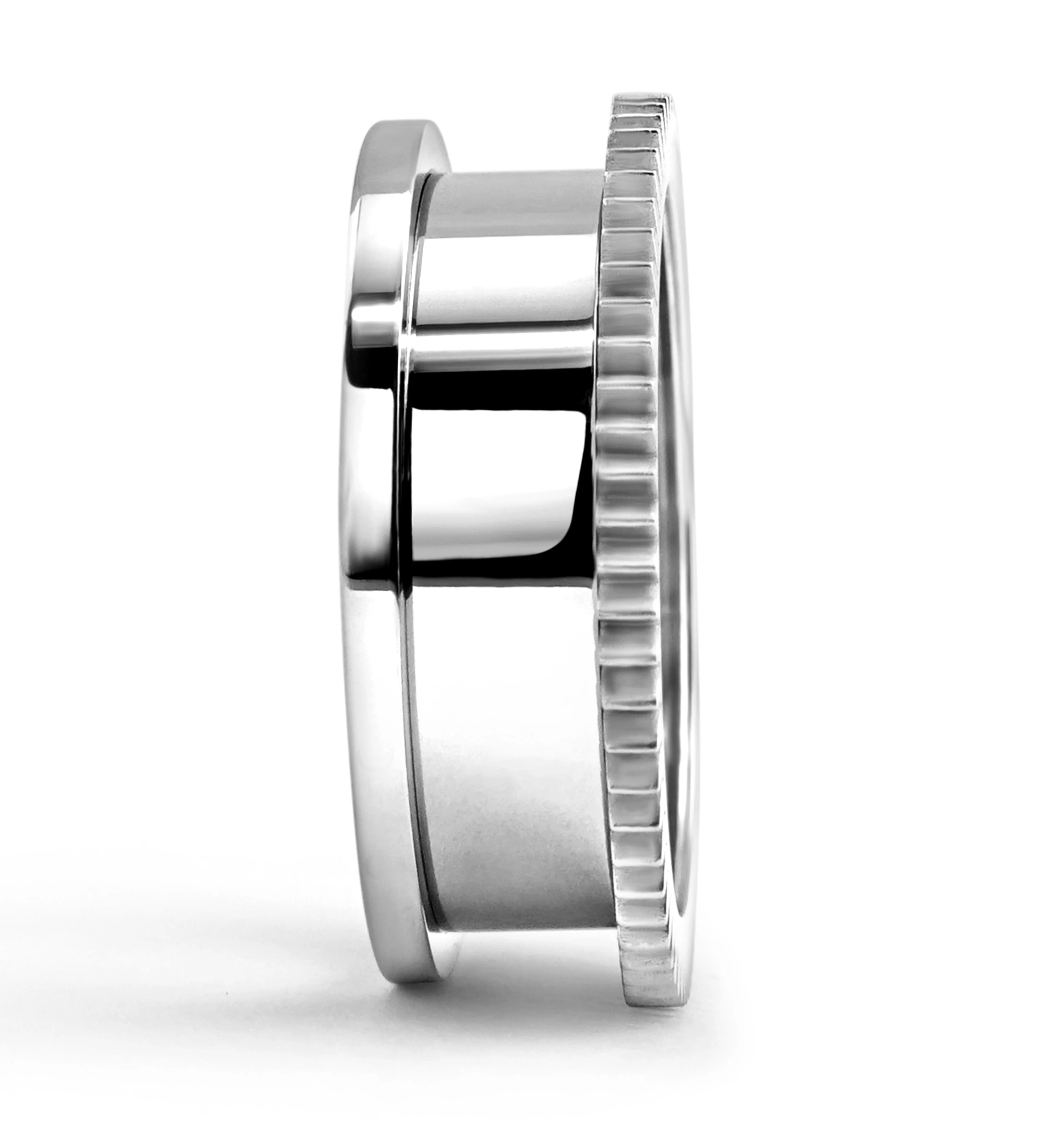 Saw Stainless Steel Ear Tunnels - Image 4