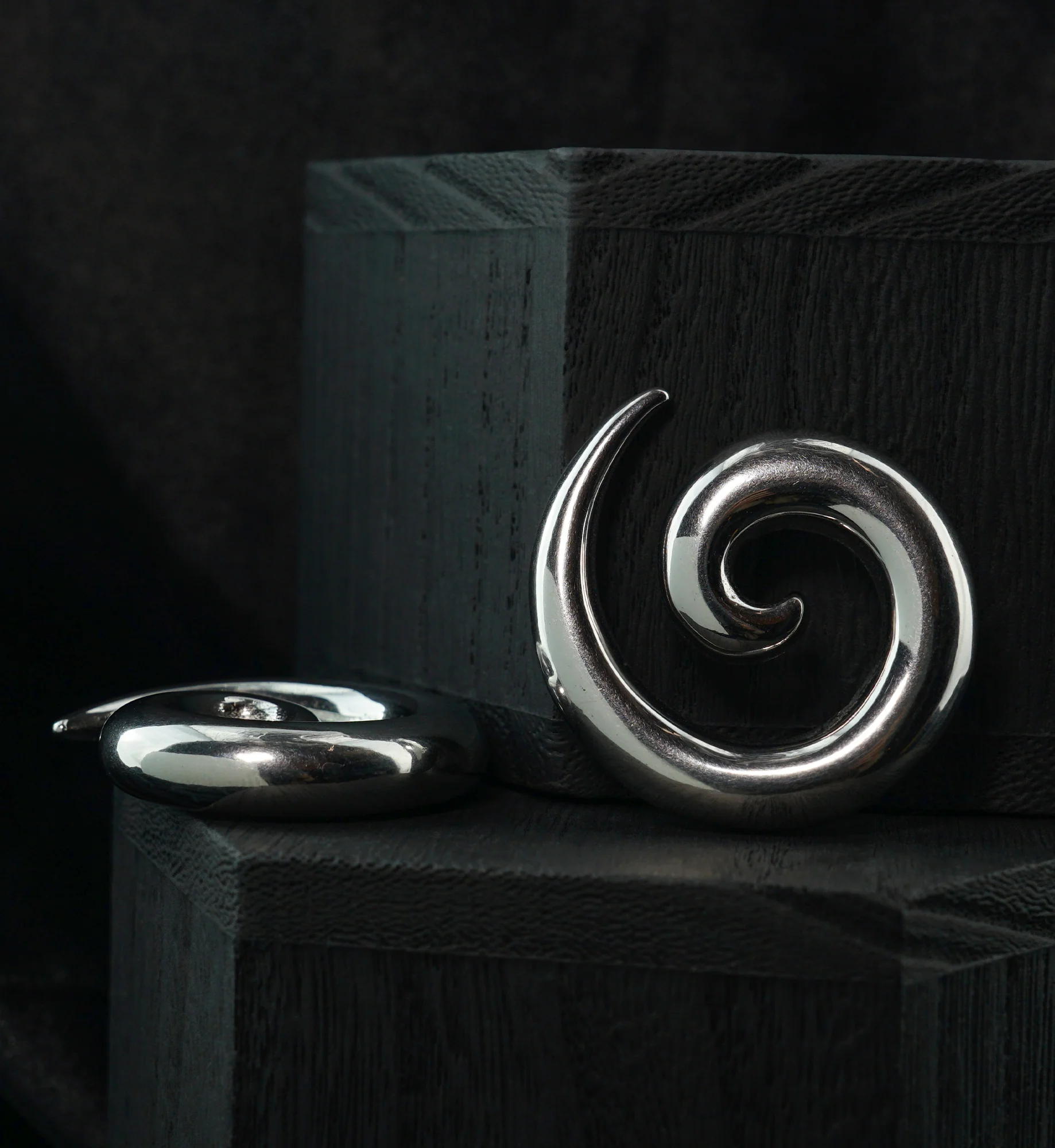 316L Stainless Steel Spirals Plugs - Image 2