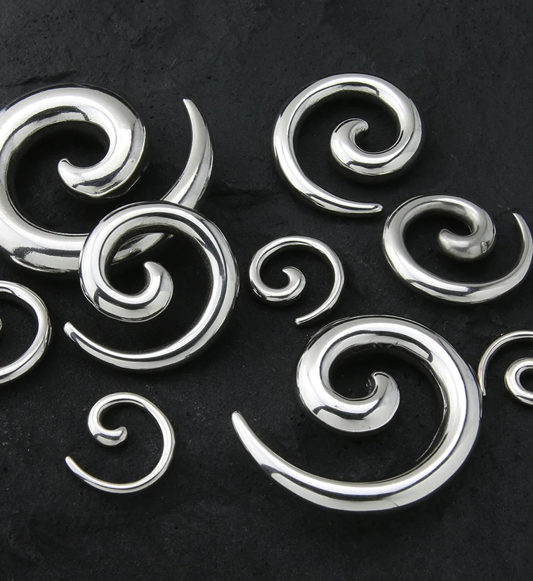 316L Stainless Steel Spirals Plugs - Image 7