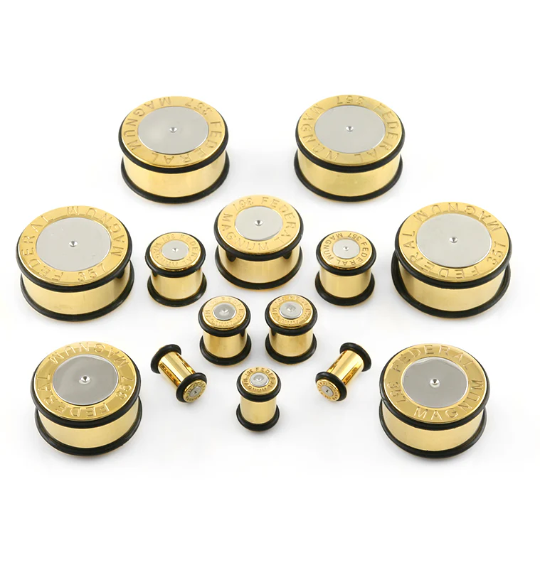 357 Magnum Bullet Gun Steel Plugs - Image 2