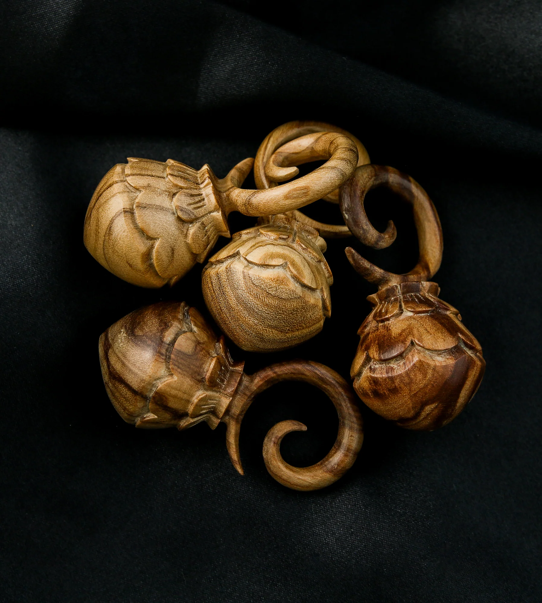 Acorn Olive Wood Hangers - Image 2