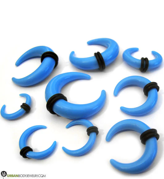 Acrylic Blue Pincher Plugs - Image 2