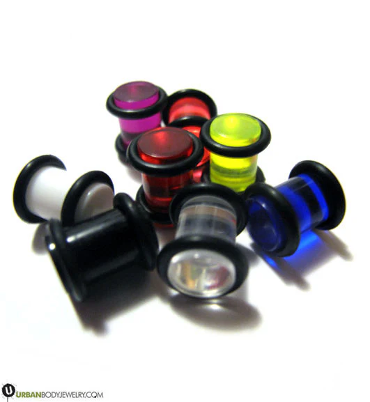 Acrylic Simple Color Plugs