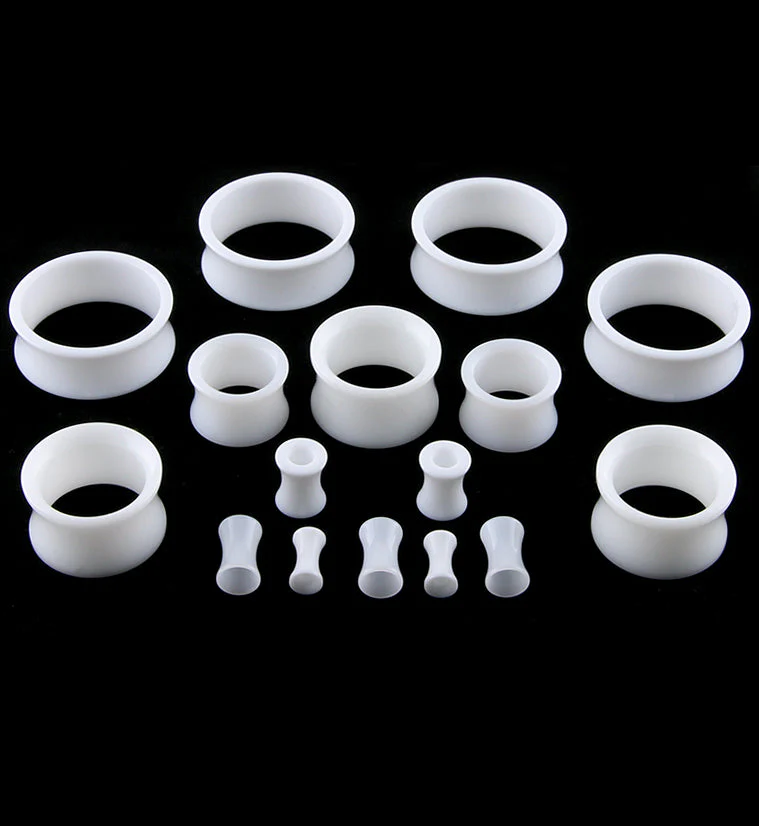 Acrylic White Saddle Tunnels - Image 2