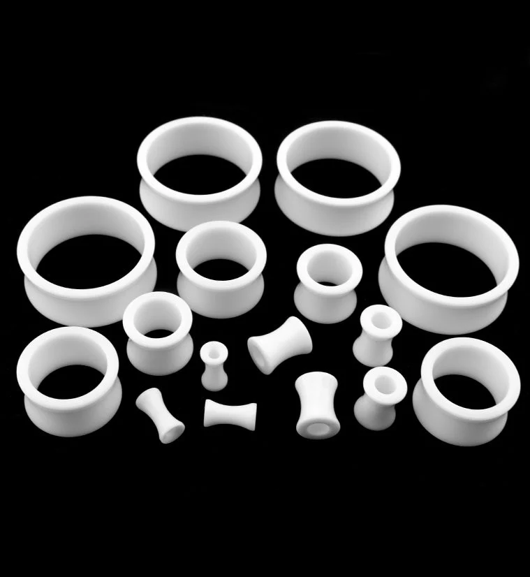Acrylic White Saddle Tunnels - Image 3