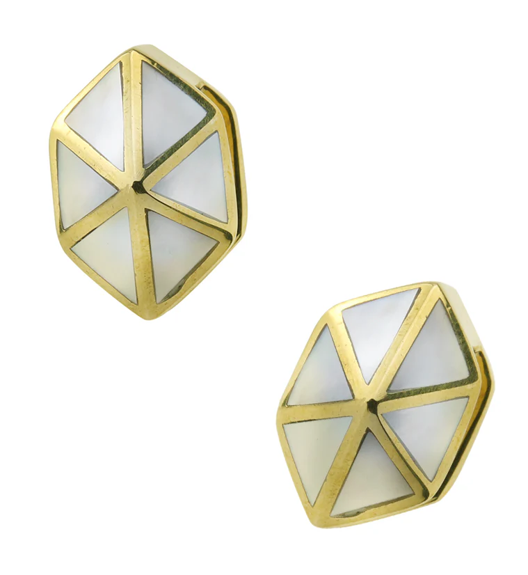 Aegis MOP Brass Ear Weights - Image 2