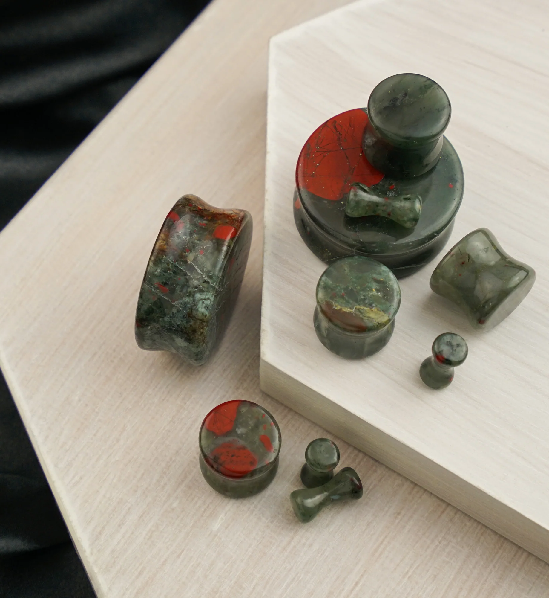 African Bloodstone Plugs - Image 2