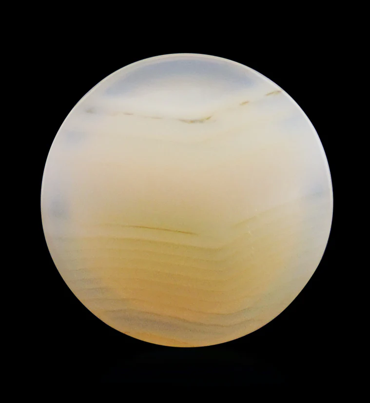 Agate Stone Single Flare Tophat Plugs - Image 2