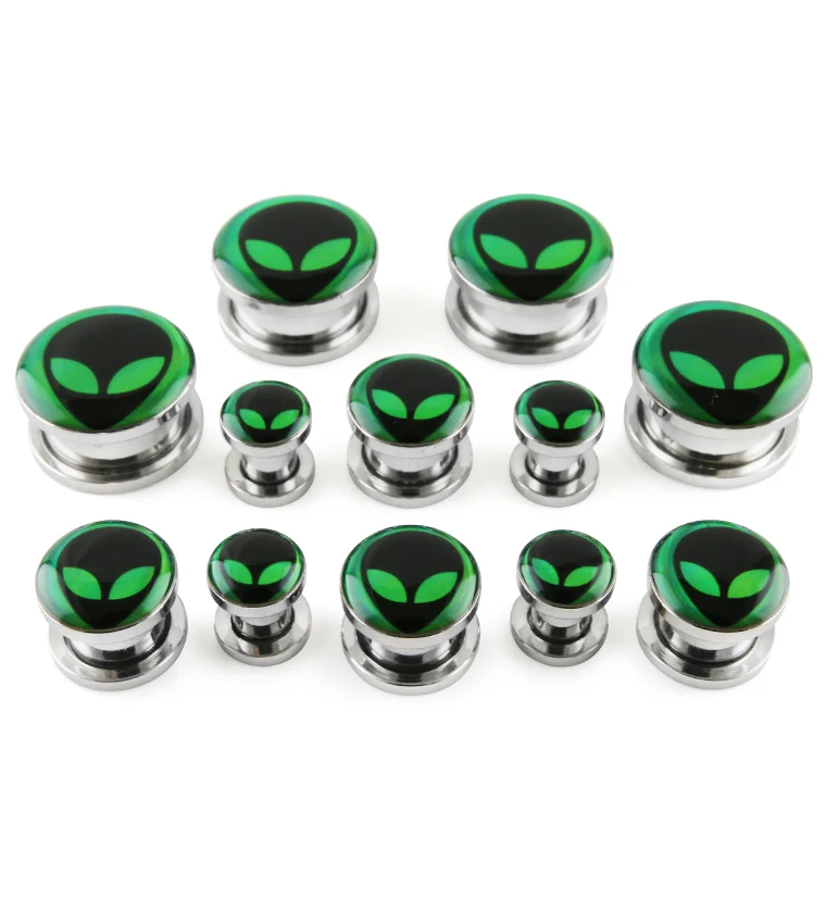 Alien Stainless Steel Plugs - Image 2