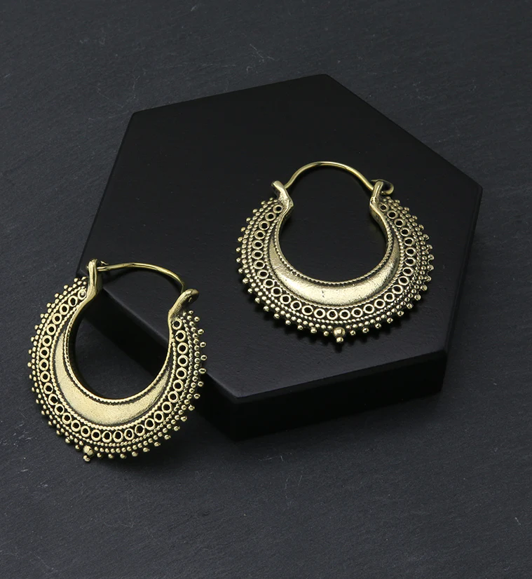 Ambit Brass Hangers / Earrings - Image 3