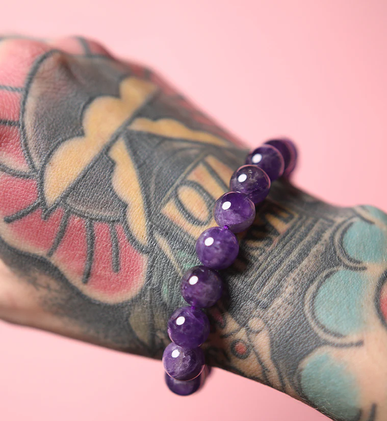 Amethyst Stone Bracelet - Image 2