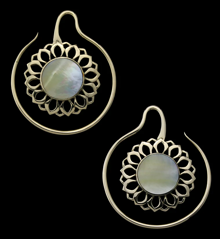 Amoroso MOP Brass Ear Weights