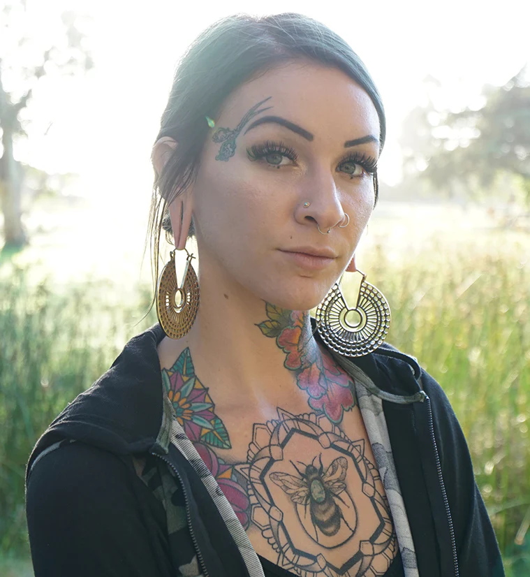 Analog Brass Earrings - Weights - Image 2
