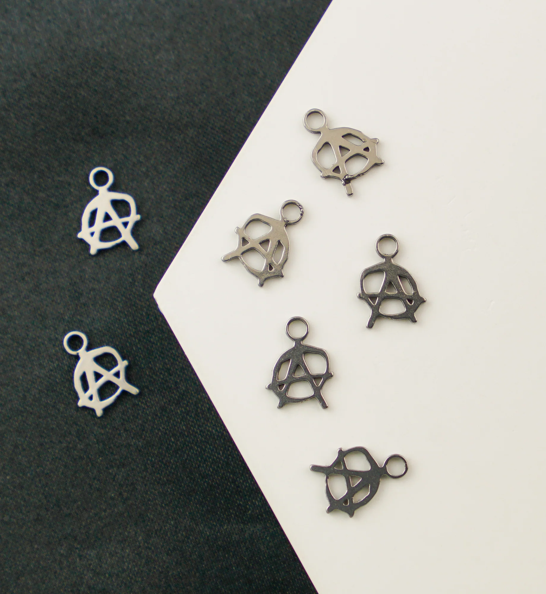 Anarchy Stainless Steel Charm - Image 2