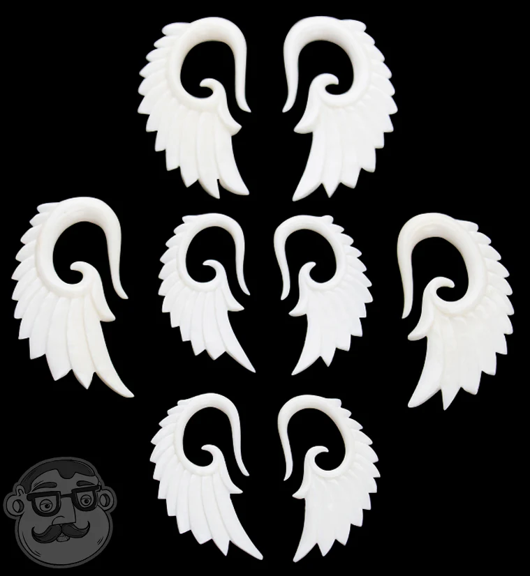 Angel Wing Bone Hangers - Image 4
