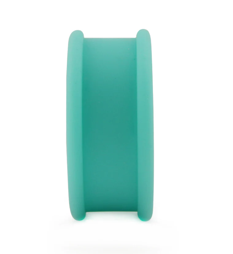 Aquamarine Matte Silicone Tunnels - Image 3