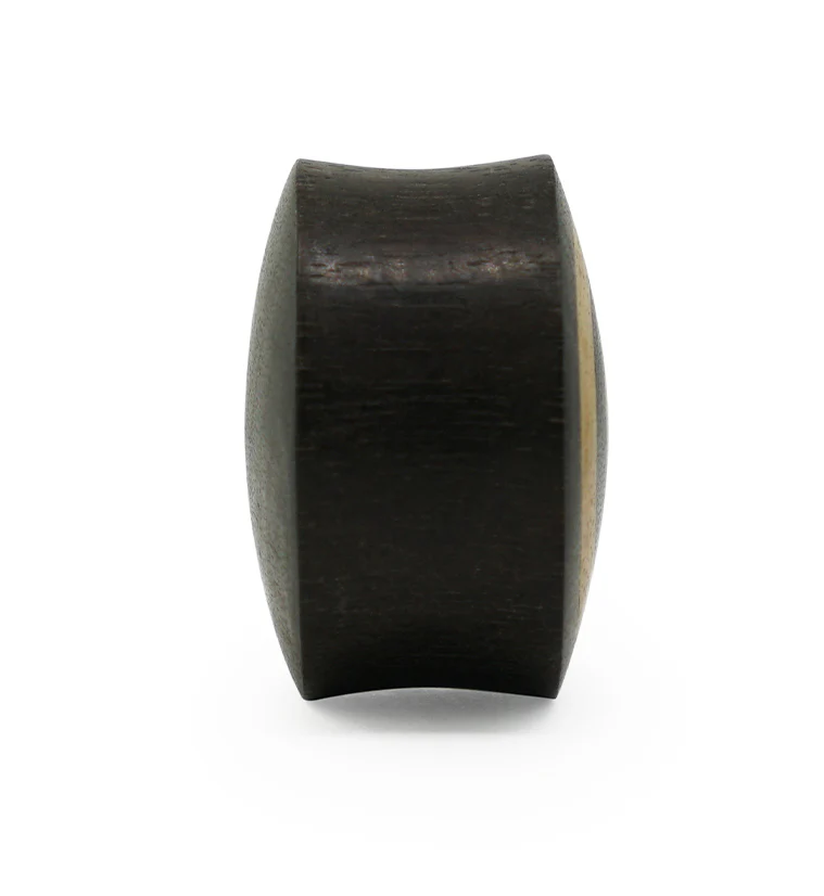Areng Wood Plugs with Target Jackfruit Wood Inlay - Image 6