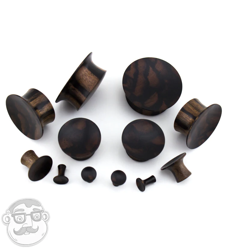 Areng Wood Mayan Flare Plugs - Image 4