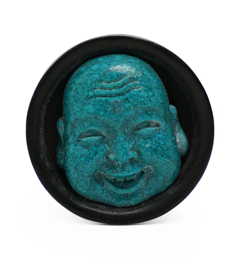 Areng Wood Plugs With Buddha Stone Inlay - Image 5