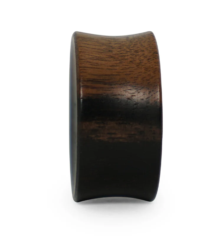 Areng Wood Plugs With White Target Stone Inlay - Image 5