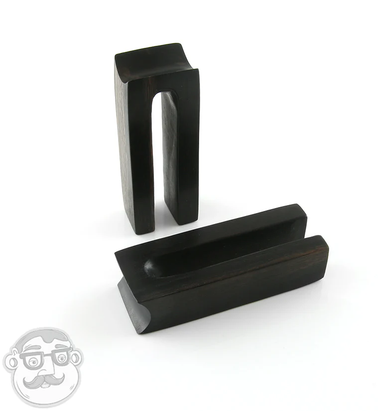 Areng Wood Tower Ear Weights - Image 2