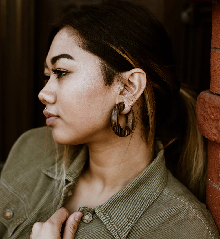 Areng Wooden Hoop Plugs - Image 5