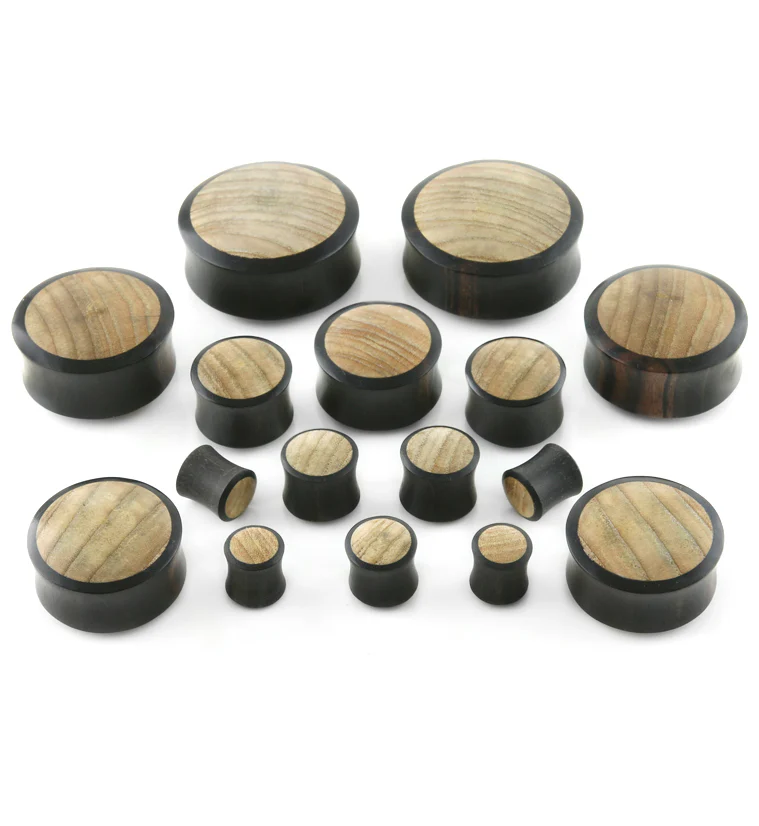 Areng Wooden Plugs with Indo Wood Inlay - Image 3